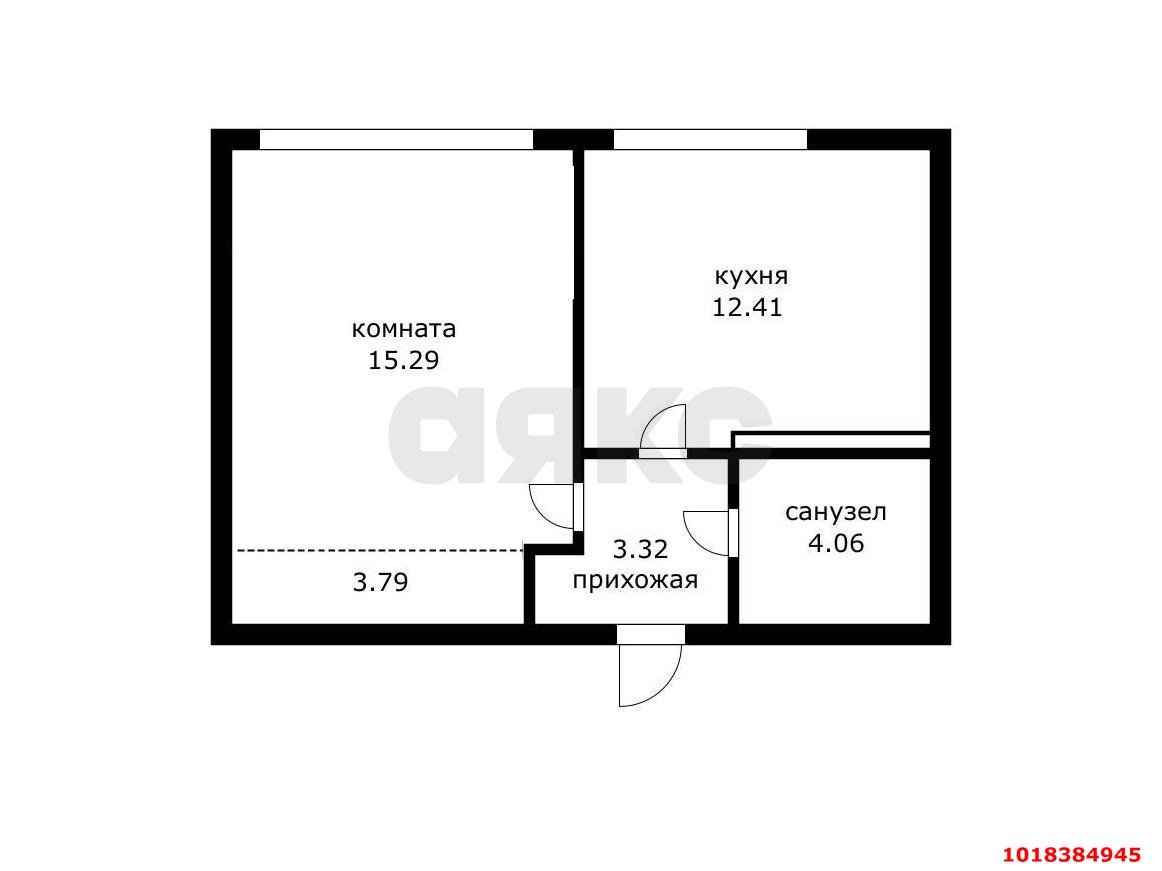Фото №20: 1-комнатная квартира 39&nbsp;м², 20/24&nbsp;эт. - Краснодар, Центральный внутригородской округ, мкр. Черёмушки, ул. Обрывная, 132/1к1