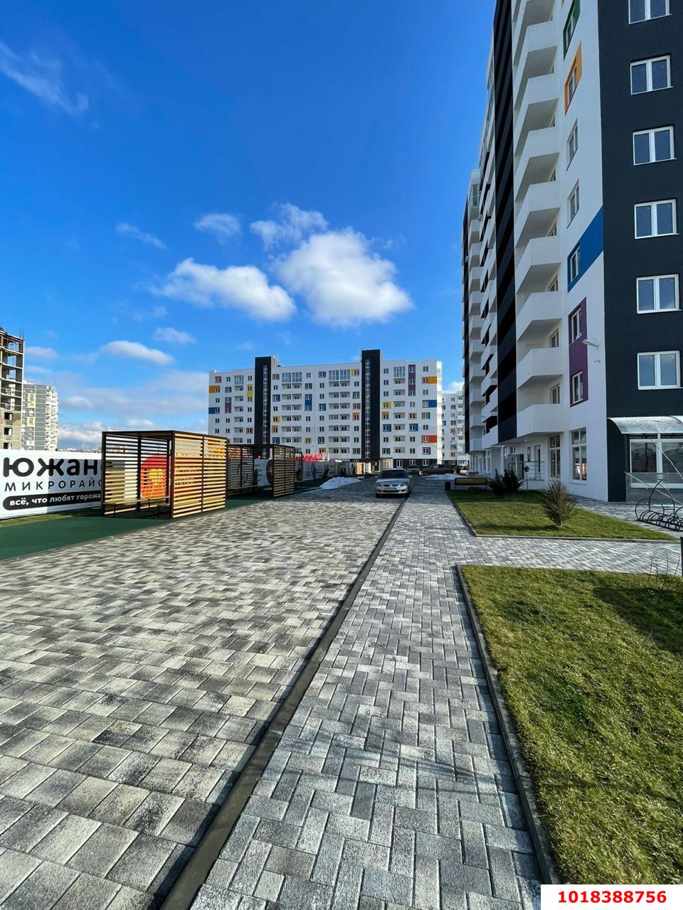 Фото №6: 1-комнатная квартира 45&nbsp;м², 9/12&nbsp;эт. - Краснодар, Прикубанский внутригородской округ, мкр. жилой комплекс Южане, ул. Даниила Смоляна, 65к1