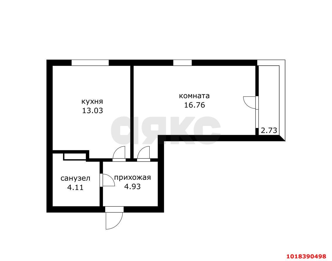 Фото №25: 1-комнатная квартира 41&nbsp;м², 4/18&nbsp;эт. - Краснодар, Прикубанский внутригородской округ, мкр. ЖК Архитектор, ул. Наставников, 12к1