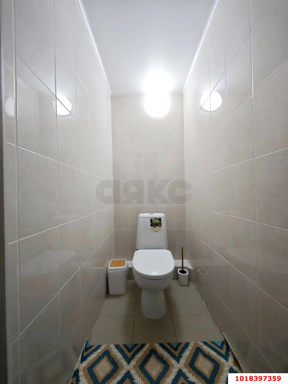Фото №8: 1-комнатная квартира 38&nbsp;м², 4/12&nbsp;эт. - Краснодар, Западный внутригородской округ, мкр. Юбилейный, ул. Рождественская набережная, 39