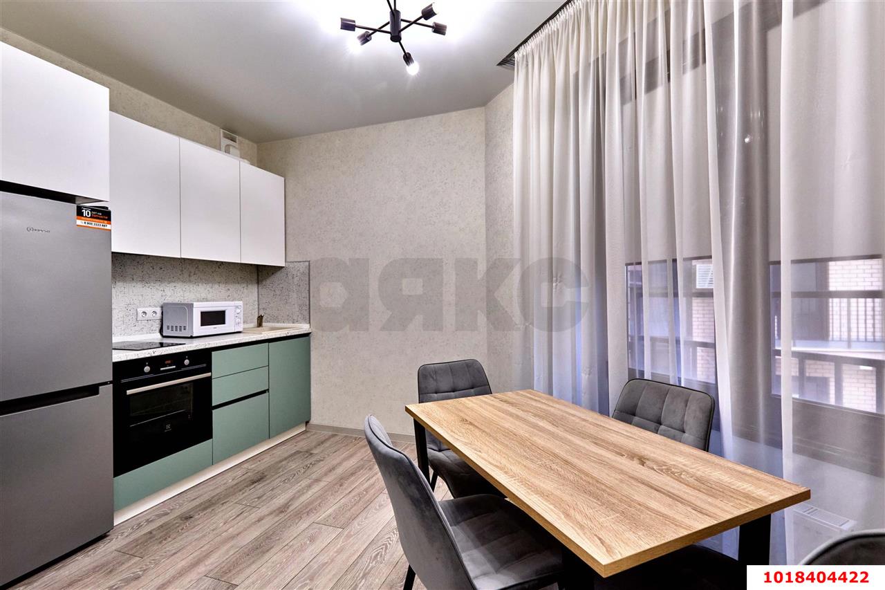 Фото №3: 1-комнатная квартира 35&nbsp;м², 17/25&nbsp;эт. - Краснодар, Западный внутригородской округ, Фестивальный, мкр. ЖК Маршал, ул. Гаражная, 87