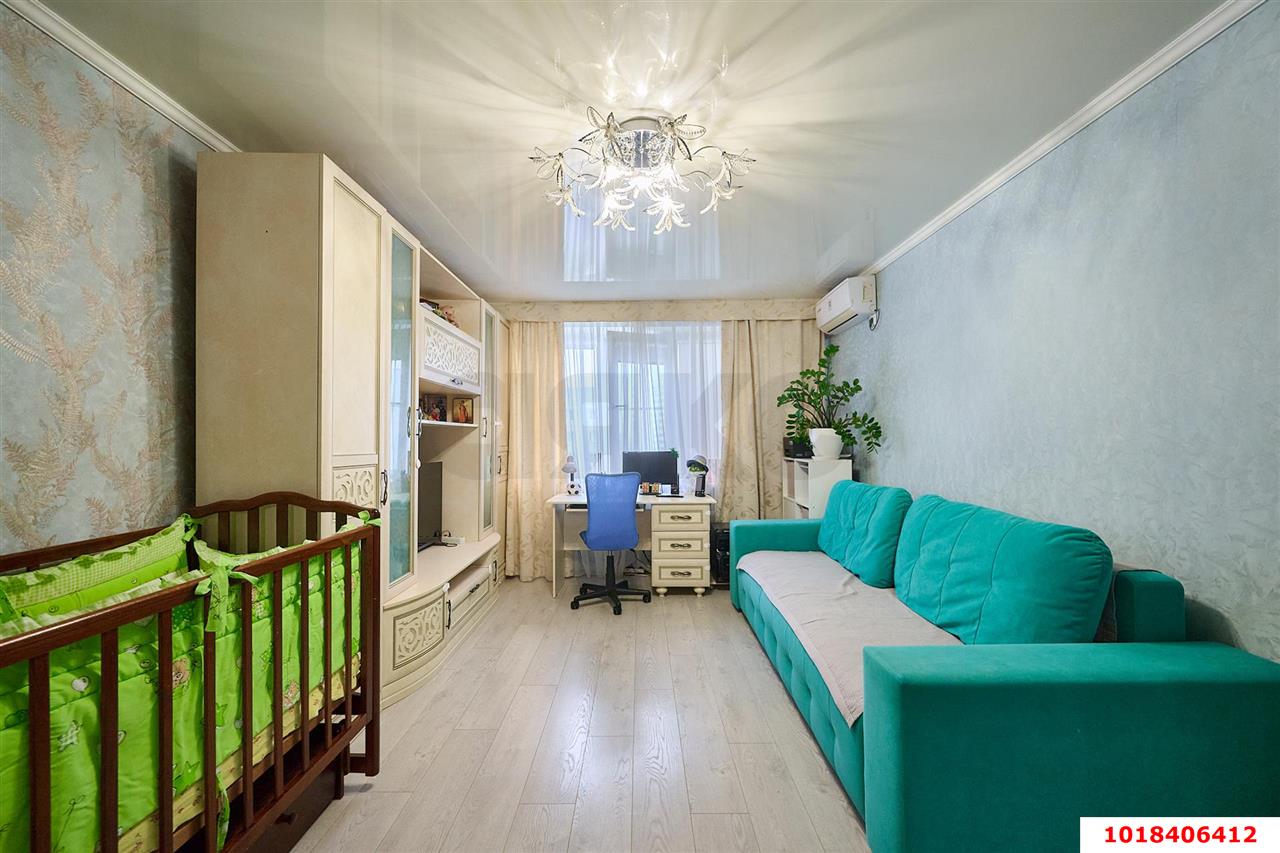 Фото №6: 1-комнатная квартира 40&nbsp;м², 9/10&nbsp;эт. - Краснодар, Прикубанский внутригородской округ, мкр. Завод Измерительных Приборов, ул. Зиповская, 28