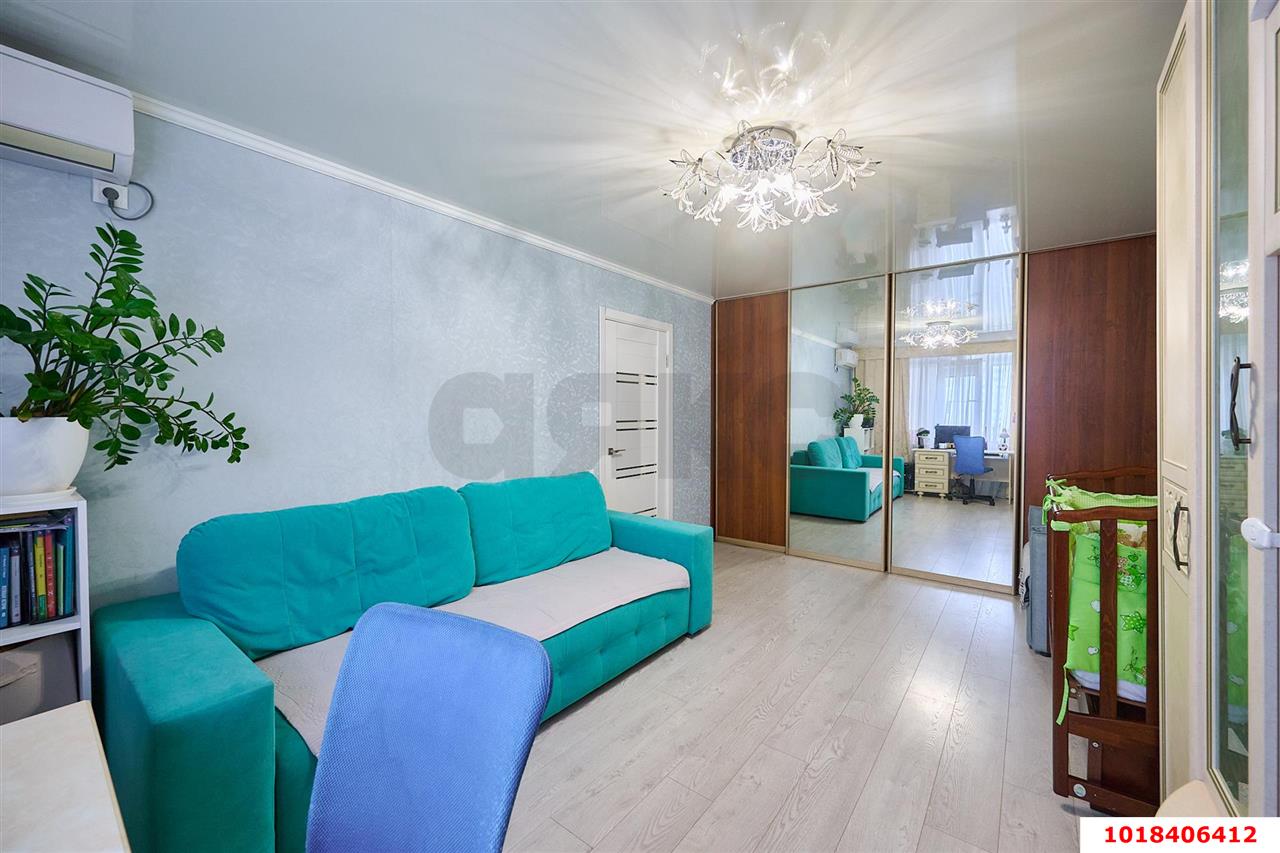 Фото №8: 1-комнатная квартира 40&nbsp;м², 9/10&nbsp;эт. - Краснодар, Прикубанский внутригородской округ, мкр. Завод Измерительных Приборов, ул. Зиповская, 28