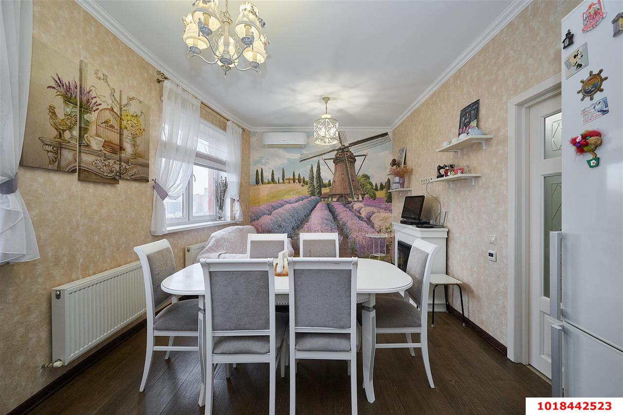 Фото №3: 3-комнатная квартира 76&nbsp;м², 9/17&nbsp;эт. - Краснодар, Прикубанский внутригородской округ, мкр. Краевая Клиническая Больница, ул. Домбайская, 6/1