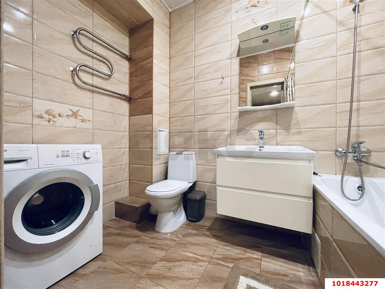 Фото №6: 1-комнатная квартира 41&nbsp;м², 1/10&nbsp;эт. - Краснодар, Карасунский внутригородской округ, Черёмушки, мкр. ЖК Зелёный Квартал, ул. Селезнёва, 4/10