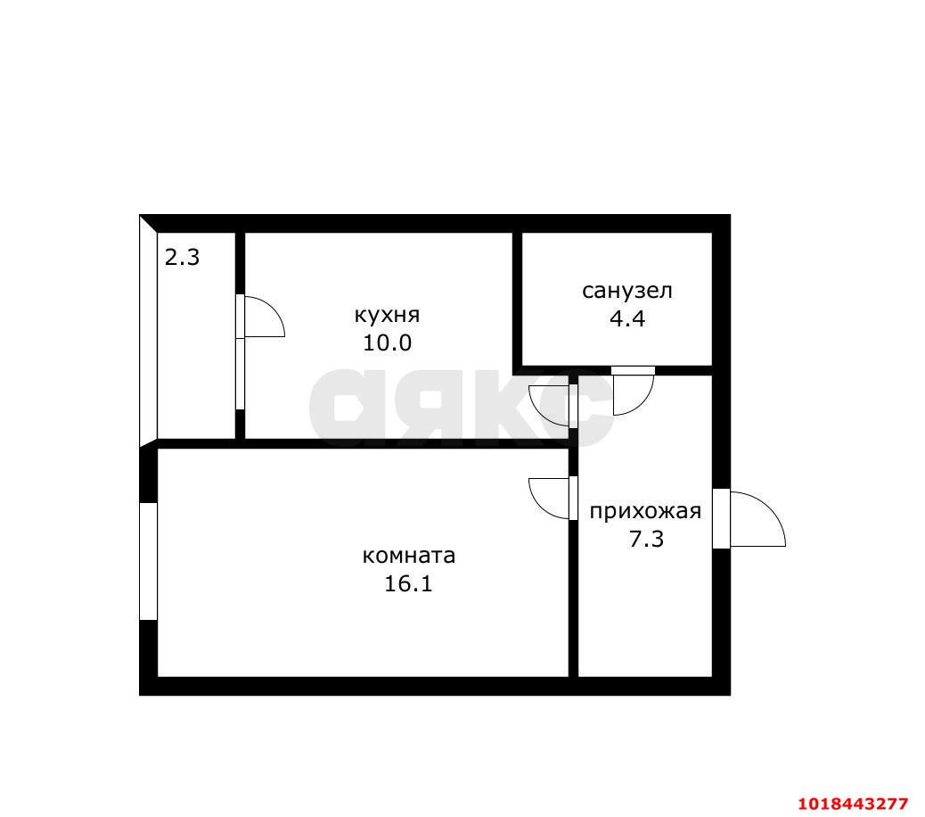Фото №9: 1-комнатная квартира 41&nbsp;м², 1/10&nbsp;эт. - Краснодар, Карасунский внутригородской округ, Черёмушки, мкр. ЖК Зелёный Квартал, ул. Селезнёва, 4/10
