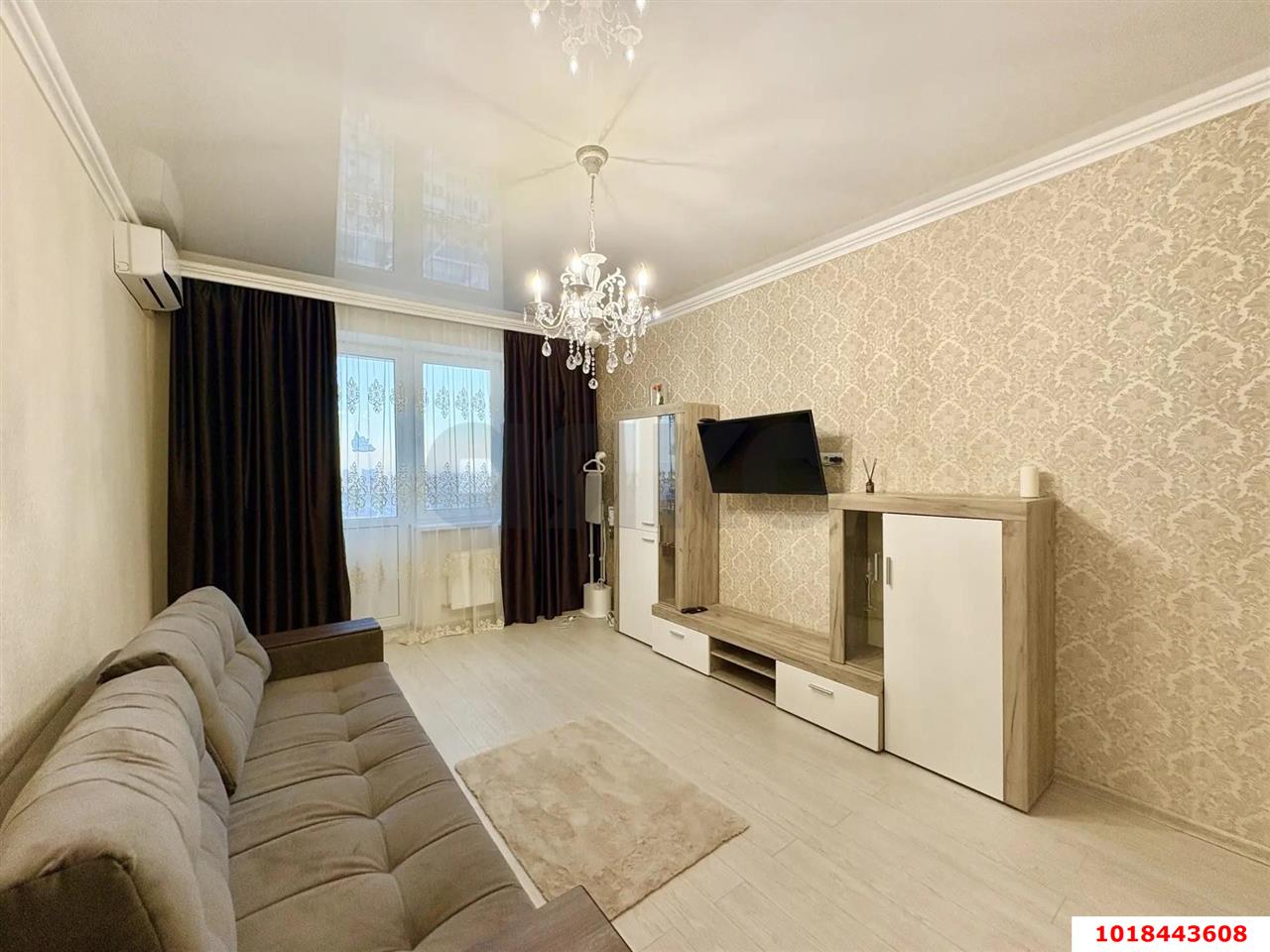 Фото №3: 1-комнатная квартира 50&nbsp;м², 22/25&nbsp;эт. - Краснодар, Прикубанский внутригородской округ, Фестивальный, Отделение № 1 совхоза Солнечный, мкр. ЖК Седьмой Континент, ул. Совхозная, 1к4