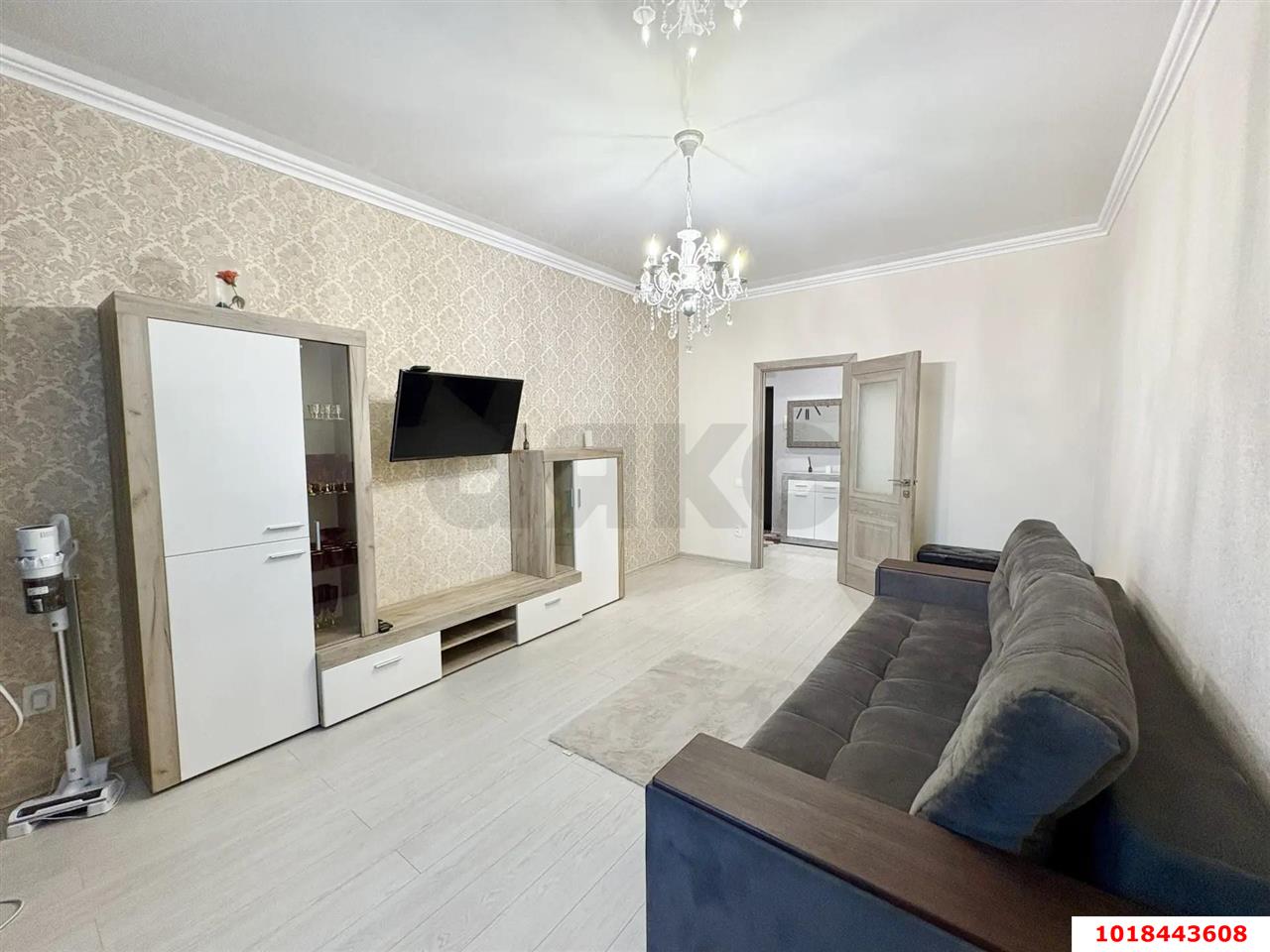 Фото №5: 1-комнатная квартира 50&nbsp;м², 22/25&nbsp;эт. - Краснодар, Прикубанский внутригородской округ, Фестивальный, Отделение № 1 совхоза Солнечный, мкр. ЖК Седьмой Континент, ул. Совхозная, 1к4
