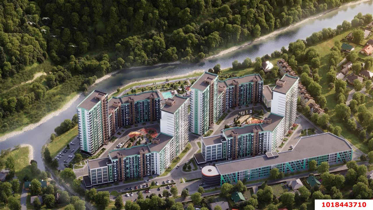 Фото №6: 1-комнатная квартира 30&nbsp;м², 5/18&nbsp;эт. - Небуг, мкр. ЖК Botanica Hills