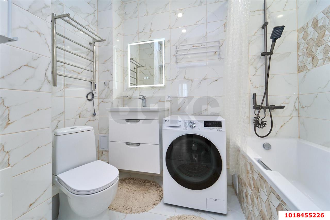 Фото №10: 1-комнатная квартира 47&nbsp;м², 5/9&nbsp;эт. - Краснодар, Прикубанский внутригородской округ, мкр. Парк Победы, ул. имени Героя Нурбагандова, 3к1