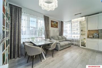 Фото №1: 1-комнатная квартира 41 м², 5/9 эт. - Краснодар, мкр. Парк Победы, ул. имени Героя Нурбагандова, 3к1