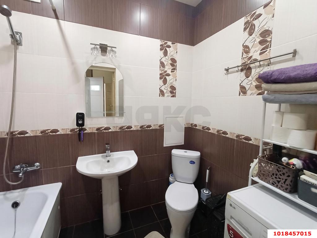 Фото №8: 1-комнатная квартира 38&nbsp;м², 1/4&nbsp;эт. - Краснодар, Прикубанский внутригородской округ, мкр. ЖК Прованс, ул. Генерала Петрова, 35