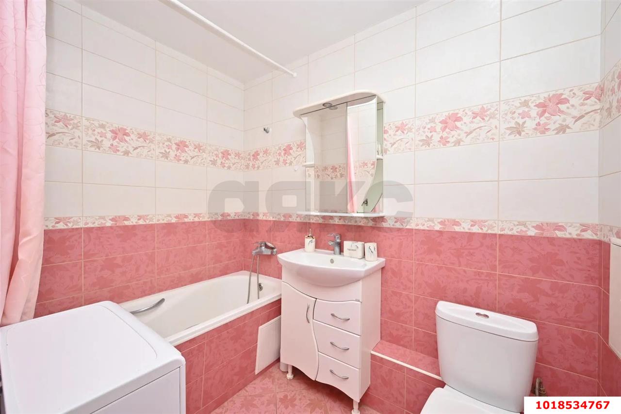 Фото №13: 1-комнатная квартира 42&nbsp;м², 1/16&nbsp;эт. - Краснодар, Прикубанский внутригородской округ, Московский, мкр. Завод Измерительных Приборов, ул. Зиповская, 41