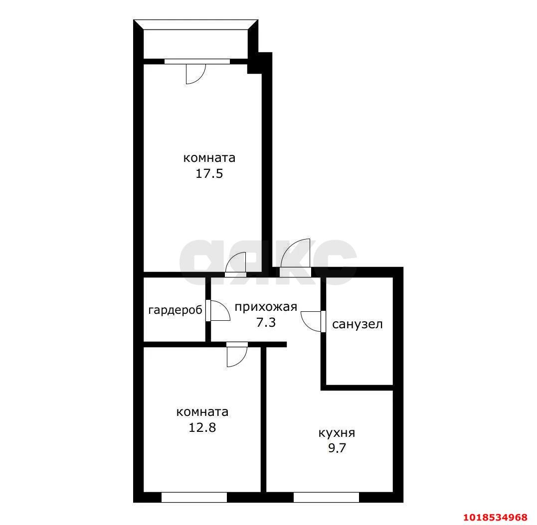 Фото №8: 2-комнатная квартира 57&nbsp;м², 2/5&nbsp;эт. - Краснодар, мкр. Западный внутригородской округ, ул. Красная, 137