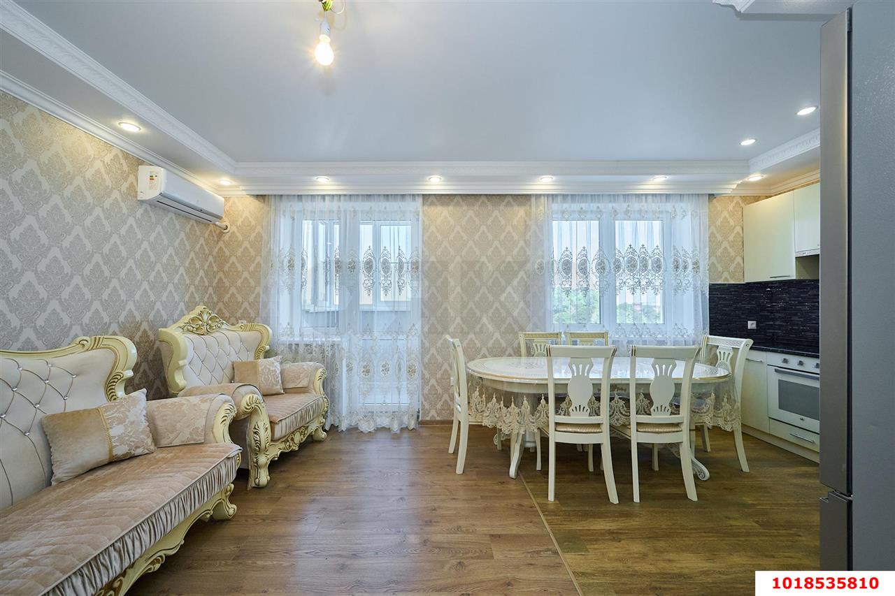 Фото №3: 2-комнатная квартира 70&nbsp;м², 6/25&nbsp;эт. - Краснодар, Карасунский внутригородской округ, ж/м Пашковский, ул. Бородинская, 152/А