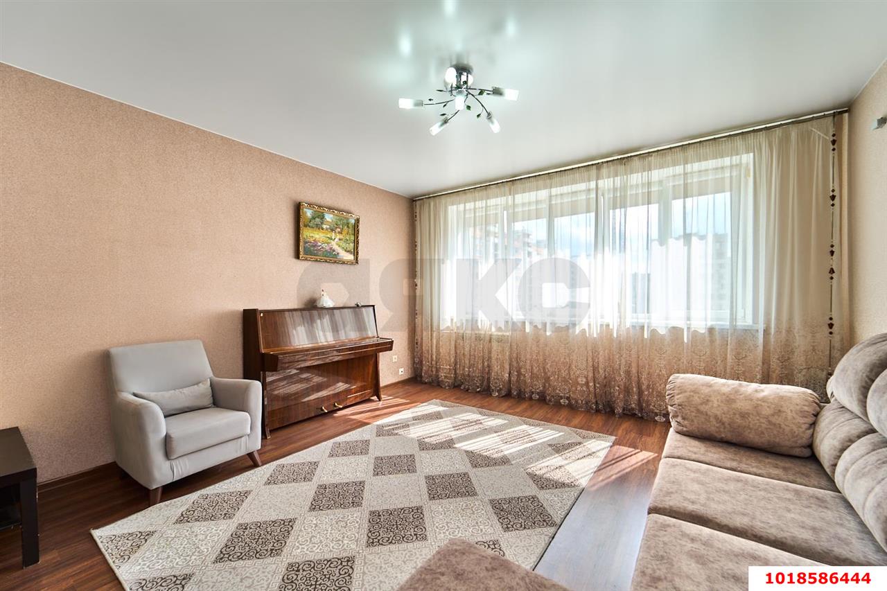 Фото №3: 1-комнатная квартира 57&nbsp;м², 5/10&nbsp;эт. - Краснодар, Прикубанский внутригородской округ, мкр. Краевая Клиническая Больница, ул. Черкасская, 55
