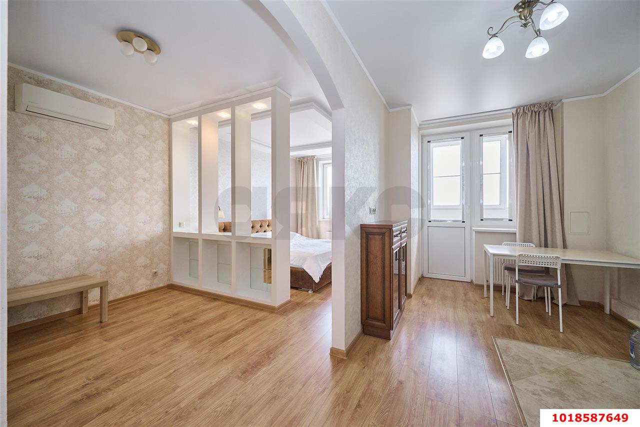 Фото №4: 1-комнатная квартира 44&nbsp;м², 16/16&nbsp;эт. - Краснодар, Центральный внутригородской округ, Черёмушки, мкр. ЖК Южный Парк, ул. Старокубанская, 2/4к2