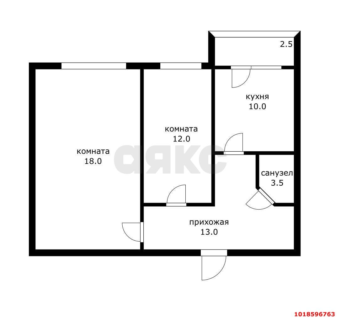 Фото №3: 2-комнатная квартира 56&nbsp;м², 4/5&nbsp;эт. - Южный, ул. Мира, 36Б