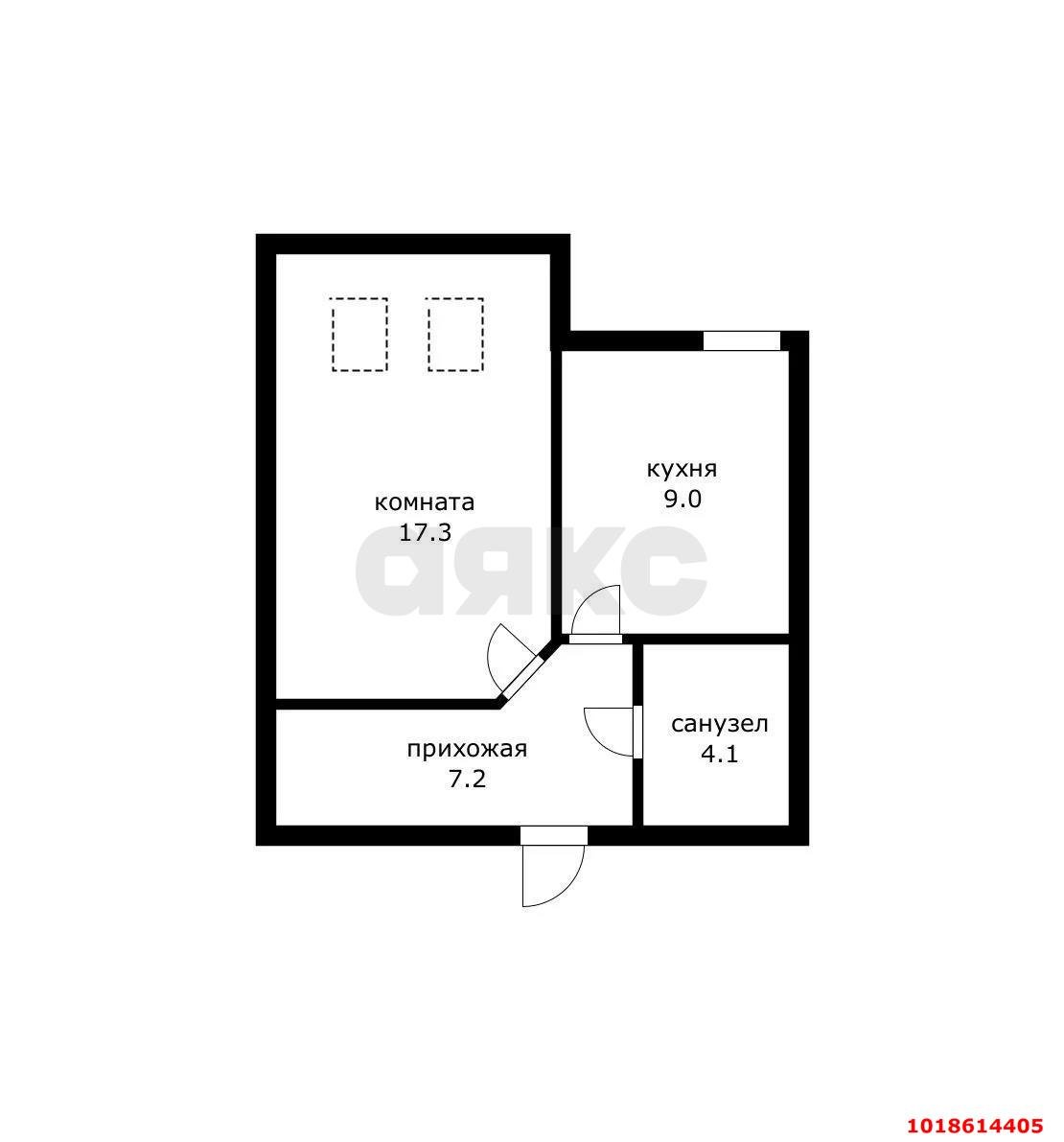 Фото №9: 1-комнатная квартира 37&nbsp;м², 4/4&nbsp;эт. - Краснодар, Прикубанский внутригородской округ, мкр. ЖК Прованс, ул. Генерала Петрова, 15