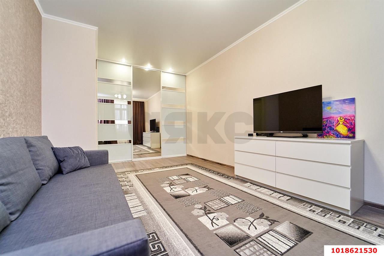 Фото №4: 1-комнатная квартира 45&nbsp;м², 10/19&nbsp;эт. - Краснодар, Западный внутригородской округ, мкр. ЖК Аврора Парк, ул. Шоссе Нефтяников, 22к2