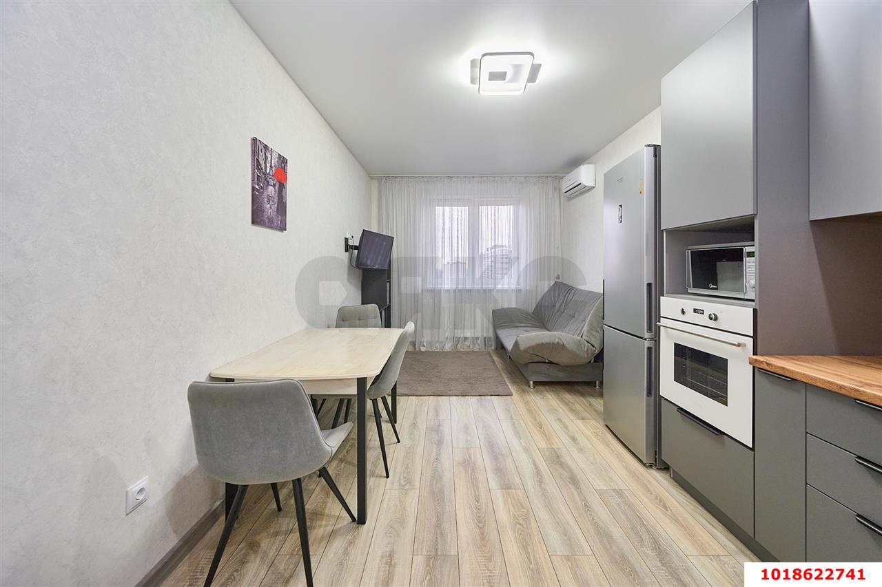 Фото №3: 1-комнатная квартира 47&nbsp;м², 15/20&nbsp;эт. - Краснодар, Прикубанский внутригородской округ, Молодёжный, мкр. жилой комплекс Семейный Парк, ул. Душистая, 60к2