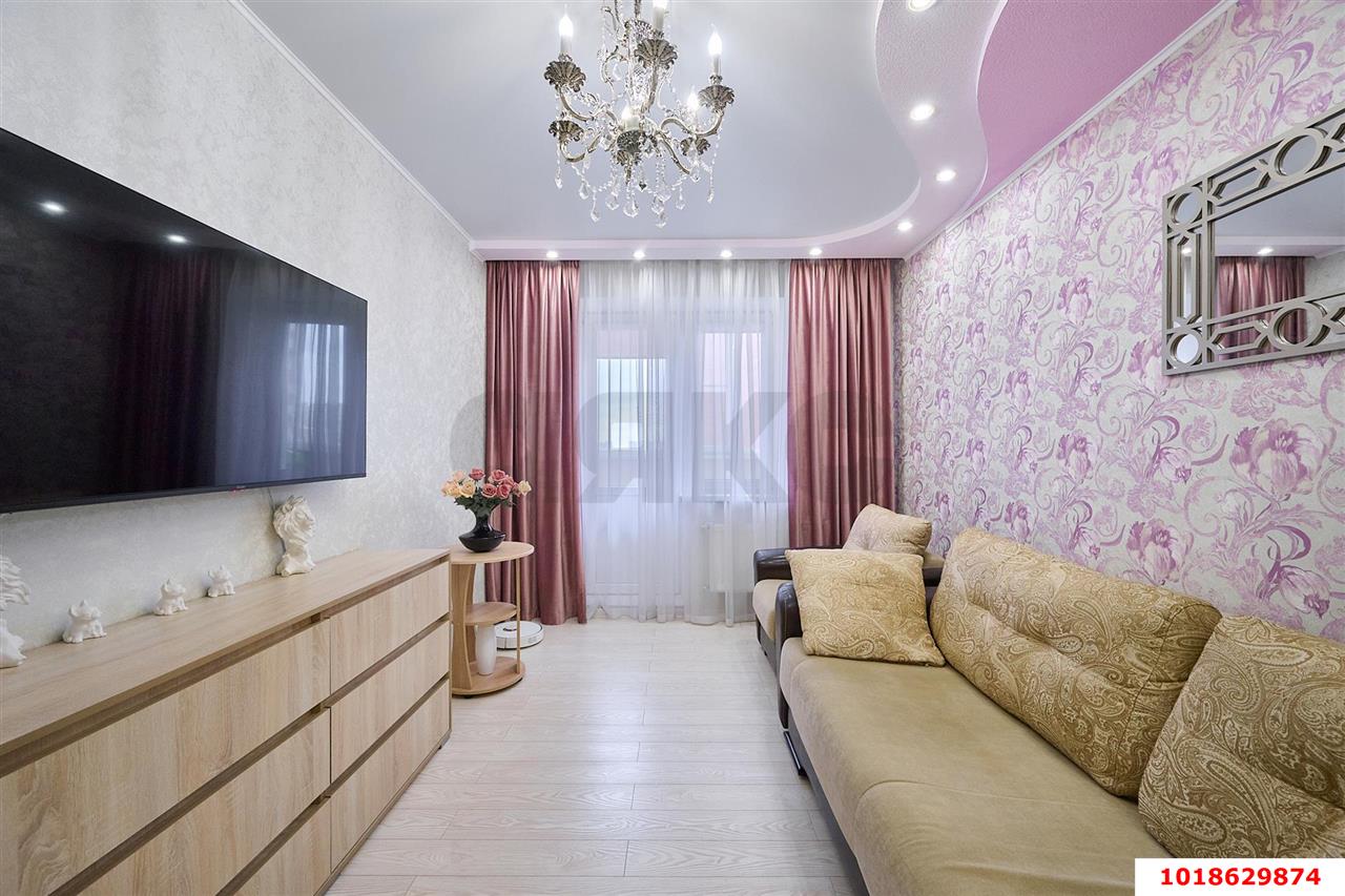 Фото №7: 2-комнатная квартира 58&nbsp;м², 5/16&nbsp;эт. - Краснодар, Прикубанский внутригородской округ, Панорама, мкр. ЖК Панорама, ул. Восточно-Кругликовская, 28/2