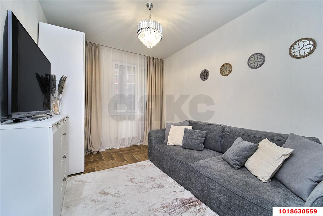Фото №4: 2-комнатная квартира 52&nbsp;м², 5/16&nbsp;эт. - Краснодар, Прикубанский внутригородской округ, мкр. жилой комплекс Самолёт, ул. Западный Обход, 39/2к7