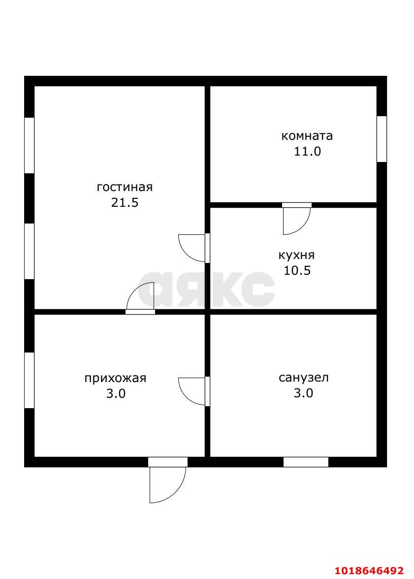 Фото №13: Дом 49&nbsp;м² + 16.44&nbsp;сот., 1&nbsp;эт. - Краснодар, Прикубанский внутригородской округ, мкр. Сады Калинина, ул. Средняя, 101