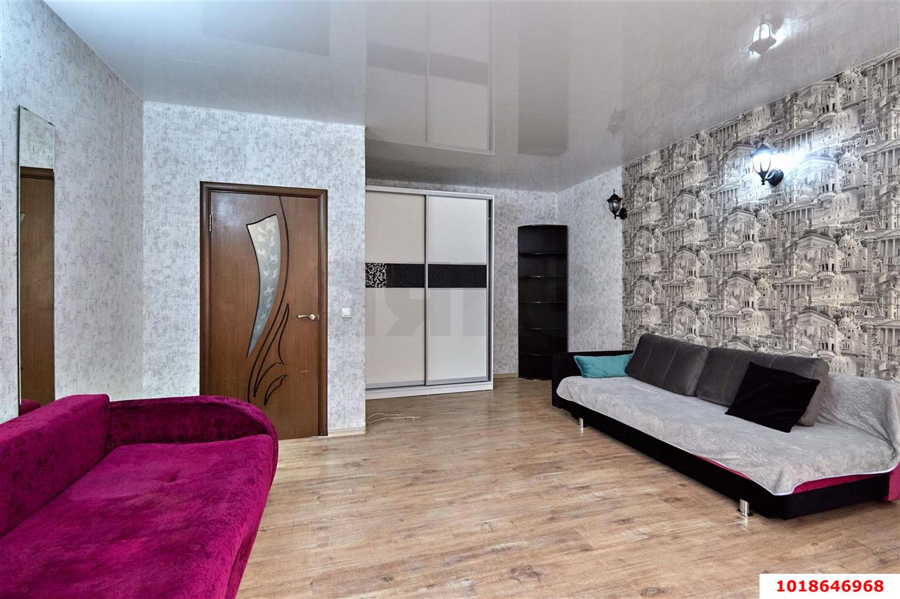 Фото №5: 1-комнатная квартира 57&nbsp;м², 5/14&nbsp;эт. - Краснодар, Западный внутригородской округ, мкр. Юбилейный, ул. Думенко, 21