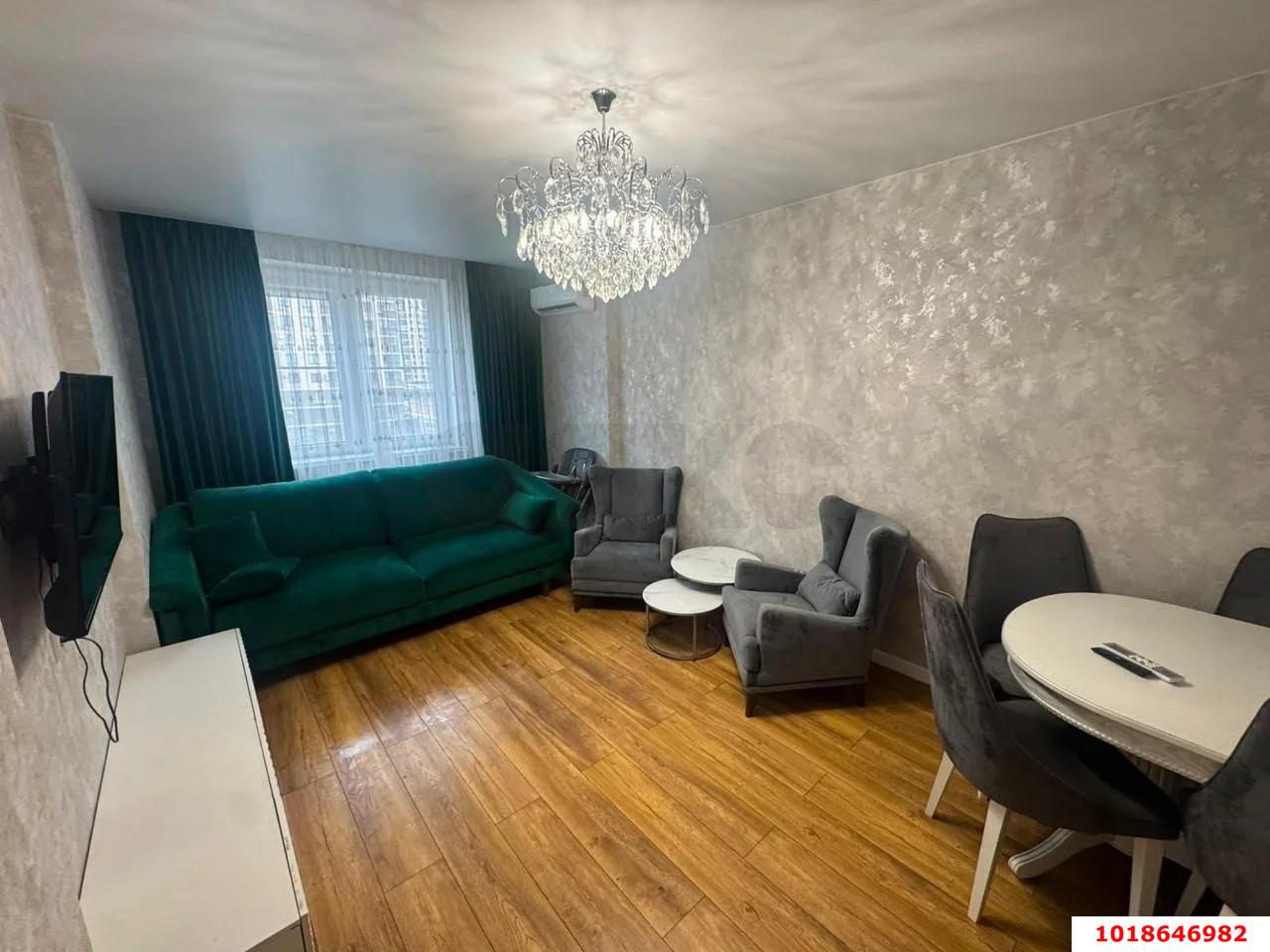 Фото №3: 3-комнатная квартира 60&nbsp;м², 4/17&nbsp;эт. - Краснодар, Прикубанский внутригородской округ, имени Петра Метальникова, мкр. ЖК Времена Года 3, ул. Цезаря Куникова, 24к1