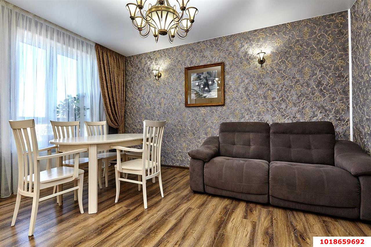 Фото №4: 3-комнатная квартира 85&nbsp;м², 15/25&nbsp;эт. - Краснодар, Прикубанский внутригородской округ, Фестивальный, Отделение № 1 совхоза Солнечный, мкр. ЖК Седьмой Континент, ул. Совхозная, 1к3