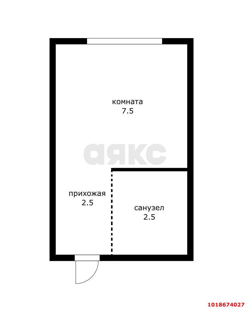 Фото №2: Студия 12&nbsp;м², 1/2&nbsp;эт. - Энем, ул. Седина