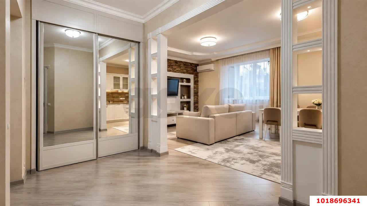 Фото №3: 3-комнатная квартира 90&nbsp;м², 2/16&nbsp;эт. - Краснодар, Западный внутригородской округ, мкр. Кожзавод, ул. Минская, 122/13
