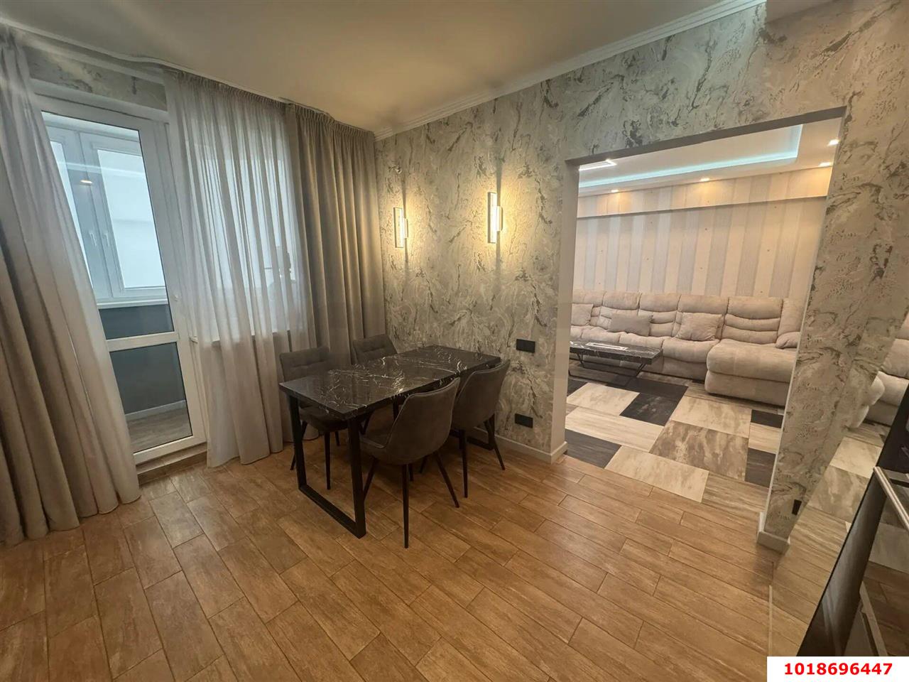 Фото №6: 2-комнатная квартира 65&nbsp;м², 15/17&nbsp;эт. - Краснодар, Прикубанский внутригородской округ, Солнечный, мкр. Фестивальный, ул. Яна Полуяна, 51/1