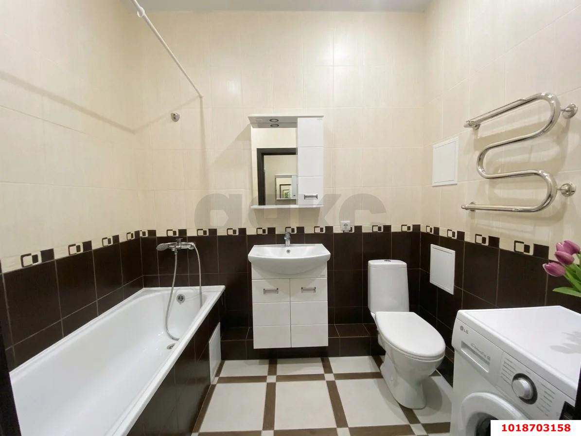 Фото №4: 1-комнатная квартира 37&nbsp;м², 16/21&nbsp;эт. - Краснодар, Прикубанский внутригородской округ, Панорама, мкр. ЖК Флотилия, ул. имени 40-летия Победы, 178к3