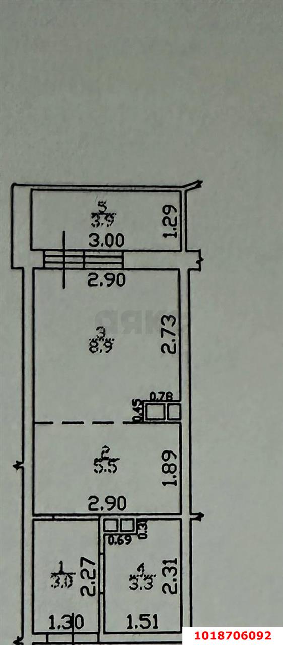 Фото №5: Студия 20&nbsp;м², 9/16&nbsp;эт. - Краснодар, Прикубанский внутригородской округ, Россинского, мкр. жилой комплекс Альпы, ул. Командорская, 6к2