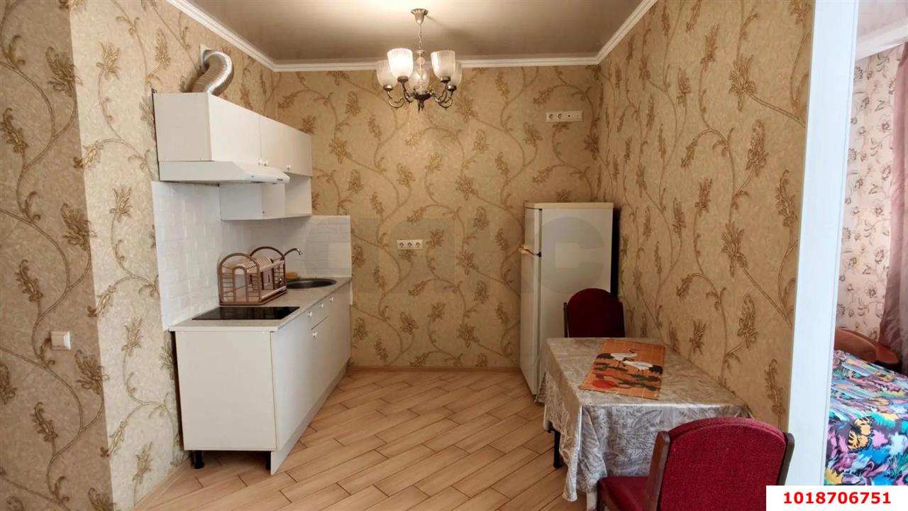 Фото №3: 1-комнатная квартира 30&nbsp;м², 6/16&nbsp;эт. - Краснодар, Прикубанский внутригородской округ, Фестивальный, мкр. Солнечный, пр-кт имени Константина Образцова, 25к2