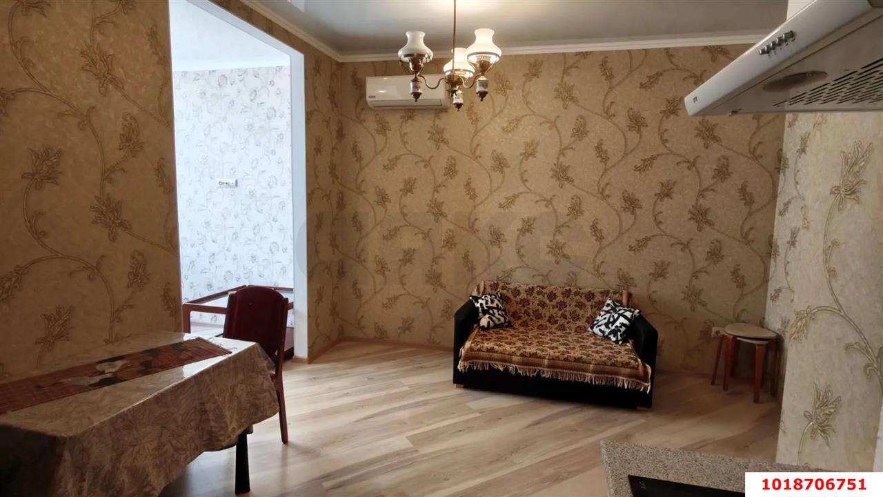 Фото №4: 1-комнатная квартира 30&nbsp;м², 6/16&nbsp;эт. - Краснодар, Прикубанский внутригородской округ, Фестивальный, мкр. Солнечный, пр-кт имени Константина Образцова, 25к2