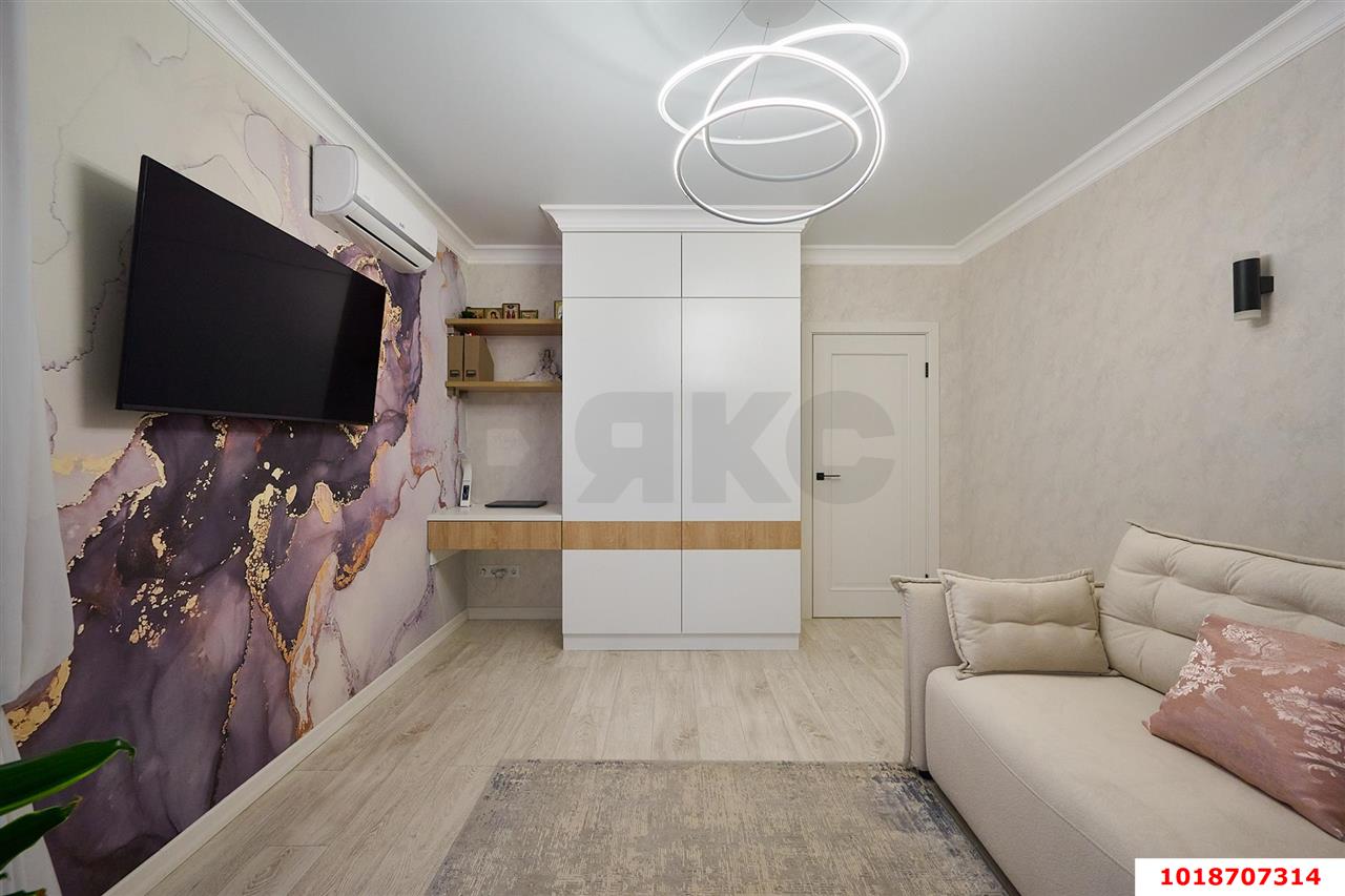 Фото №15: 2-комнатная квартира 65&nbsp;м², 2/25&nbsp;эт. - Краснодар, Прикубанский внутригородской округ, Фестивальный, Отделение № 1 совхоза Солнечный, мкр. ЖК Седьмой Континент, ул. Совхозная, 1к7