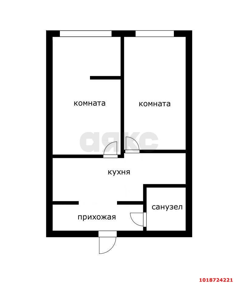 Фото №11: 2-комнатная квартира 40&nbsp;м², 8/17&nbsp;эт. - Краснодар, Прикубанский внутригородской округ, Музыкальный, мкр. ЖК Оникс, ул. Российская, 267к5