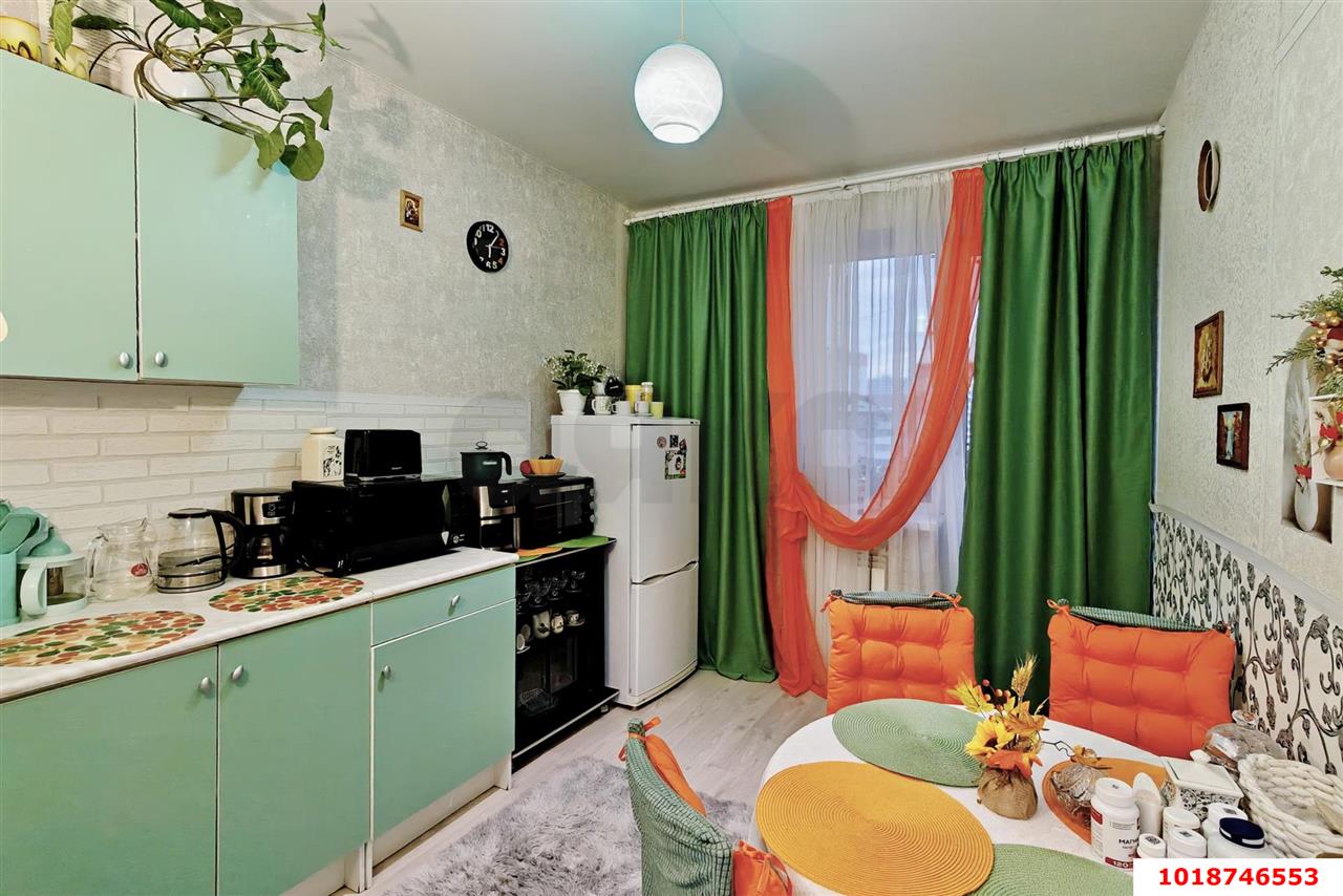 Фото №3: 1-комнатная квартира 39&nbsp;м², 5/6&nbsp;эт. - Берёзовый, Прикубанский внутригородской округ, мкр. Витаминкомбинат, ул. 2-я Целиноградская, 38/1
