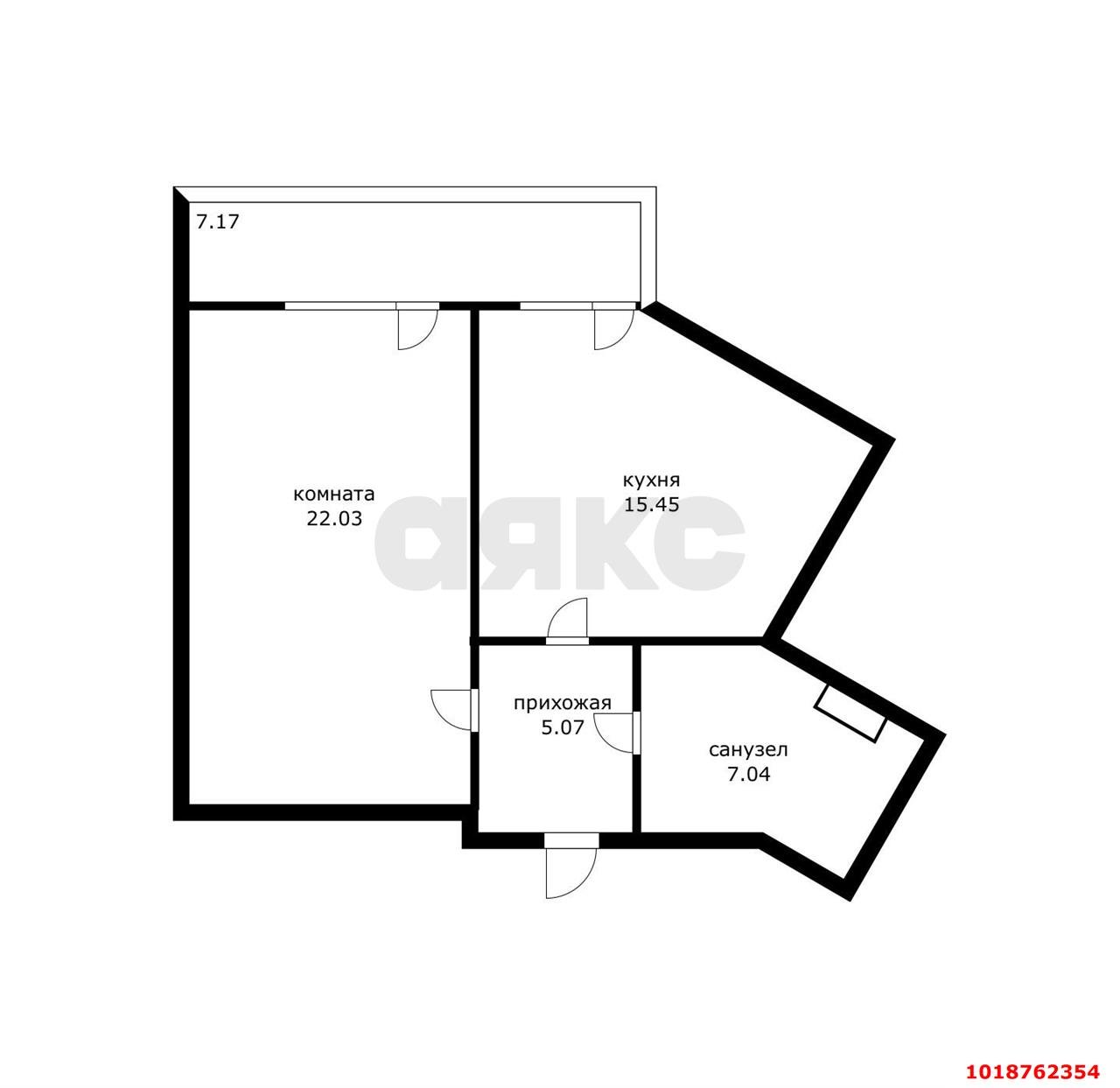 Фото №15: 1-комнатная квартира 57&nbsp;м², 22/22&nbsp;эт. - Краснодар, Западный внутригородской округ, мкр. Центральный, ул. Кубанская набережная, 31/1