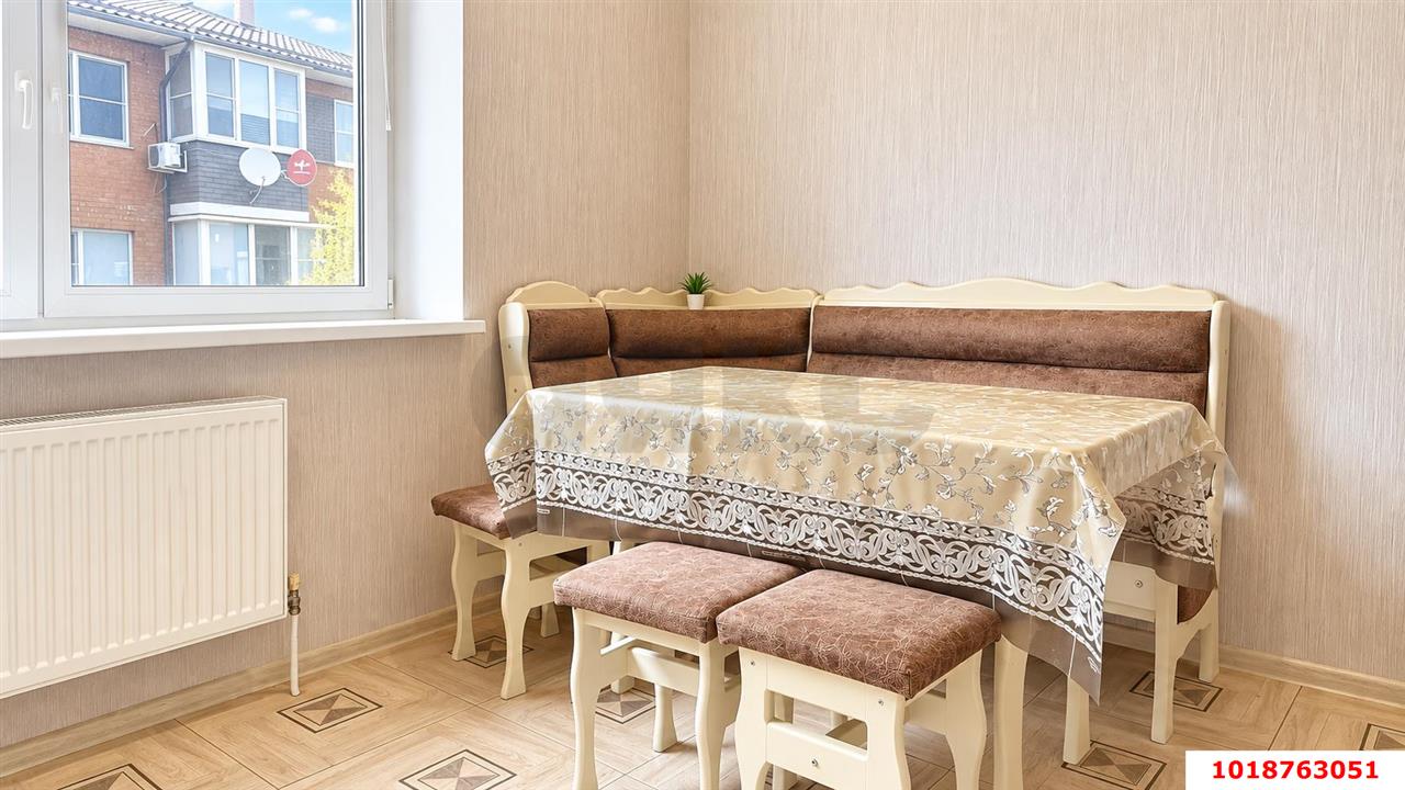 Фото №7: 1-комнатная квартира 40&nbsp;м², 2/3&nbsp;эт. - Новая Адыгея, мкр. ЖК Виноградъ, ул. Бжегокайская, 19к5