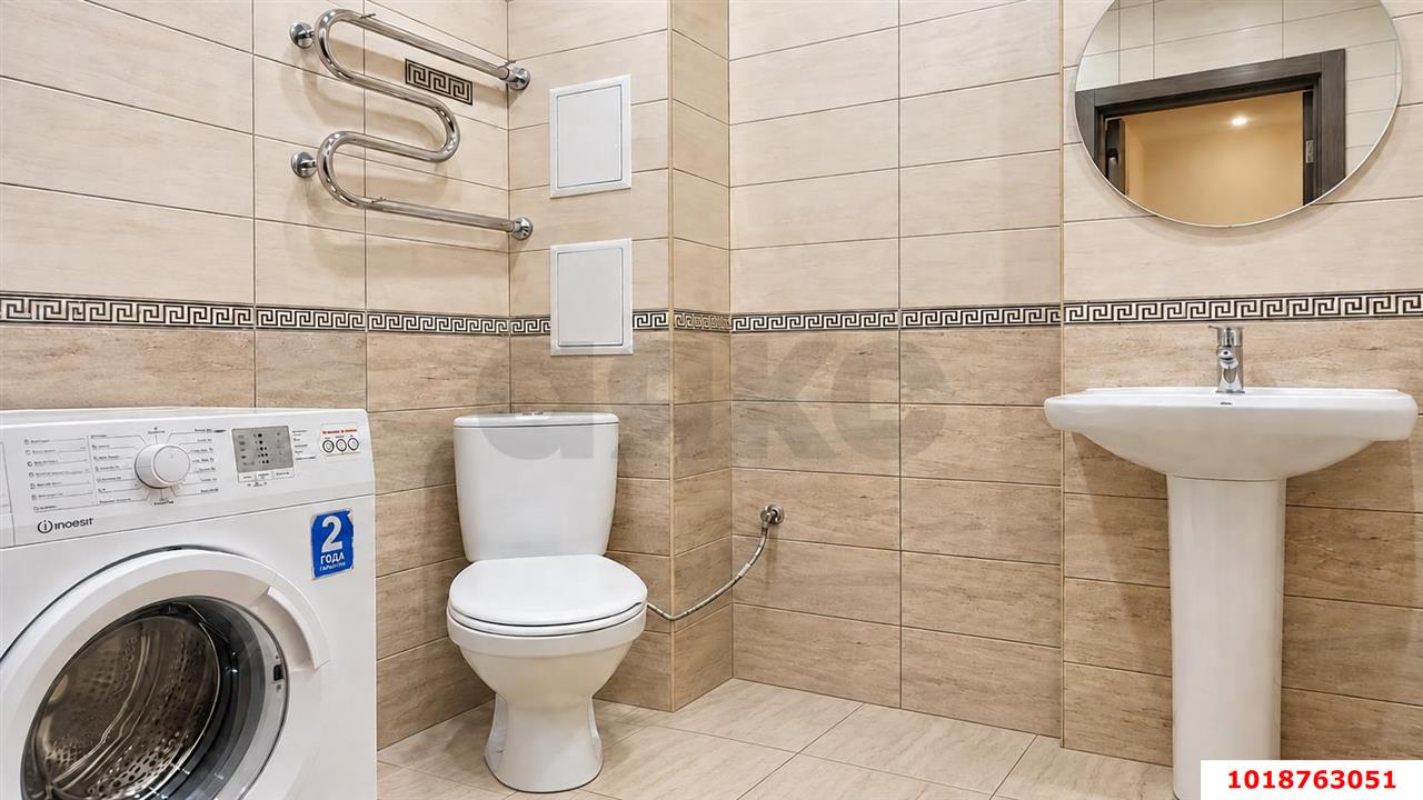 Фото №11: 1-комнатная квартира 40&nbsp;м², 2/3&nbsp;эт. - Новая Адыгея, мкр. ЖК Виноградъ, ул. Бжегокайская, 19к5