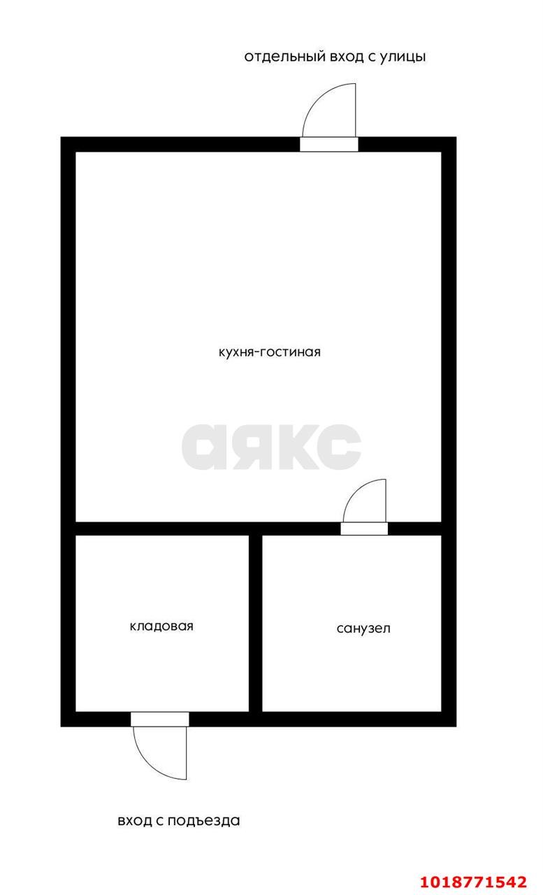 Фото №10: Студия 28&nbsp;м², 1/16&nbsp;эт. - Краснодар, Прикубанский внутригородской округ, мкр. Славянский, ул. Заполярная, 45
