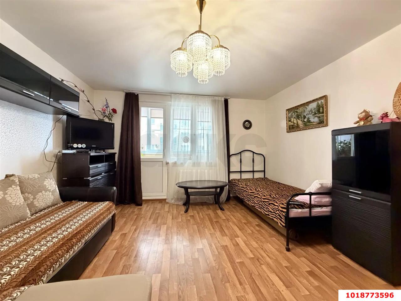 Фото №4: 1-комнатная квартира 42&nbsp;м², 1/9&nbsp;эт. - Яблоновский, мкр. ЖК Солнечный, ул. Солнечная, 57к3