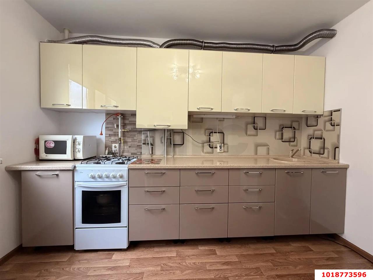 Фото №3: 1-комнатная квартира 42&nbsp;м², 1/9&nbsp;эт. - Яблоновский, мкр. ЖК Солнечный, ул. Солнечная, 57к3