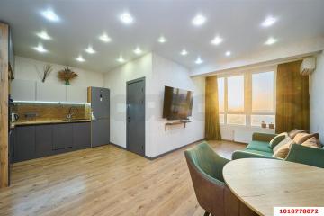 Фото №1: 2-комнатная квартира 60 м², 22/25 эт. - Краснодар, мкр. жилой комплекс Фамилия, ул. Старокубанская, 124
