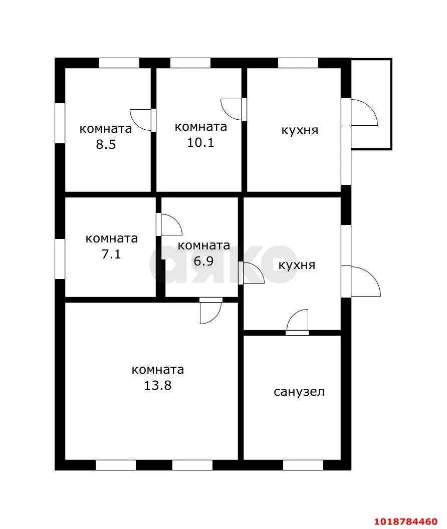 Фото №14: Дом 52&nbsp;м² + 3.95&nbsp;сот., 1&nbsp;эт. - Краснодар, Карасунский внутригородской округ, мкр. Камвольно-суконный Комбинат, ул. Продольная, 44
