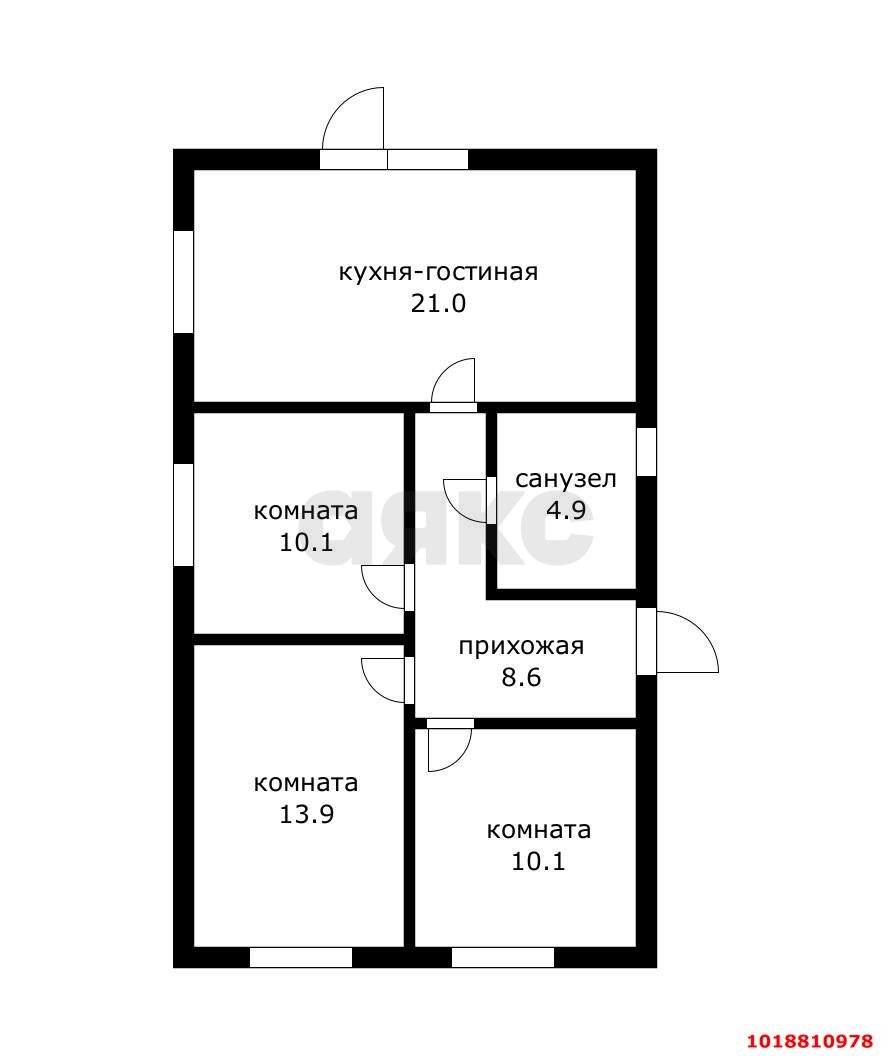 Фото №13: Дом 71&nbsp;м² + 3&nbsp;сот., 1&nbsp;эт. - Краснодар, Прикубанский внутригородской округ, мкр. КП Крепость, ул. Приморско-Ахтарская, 32/1